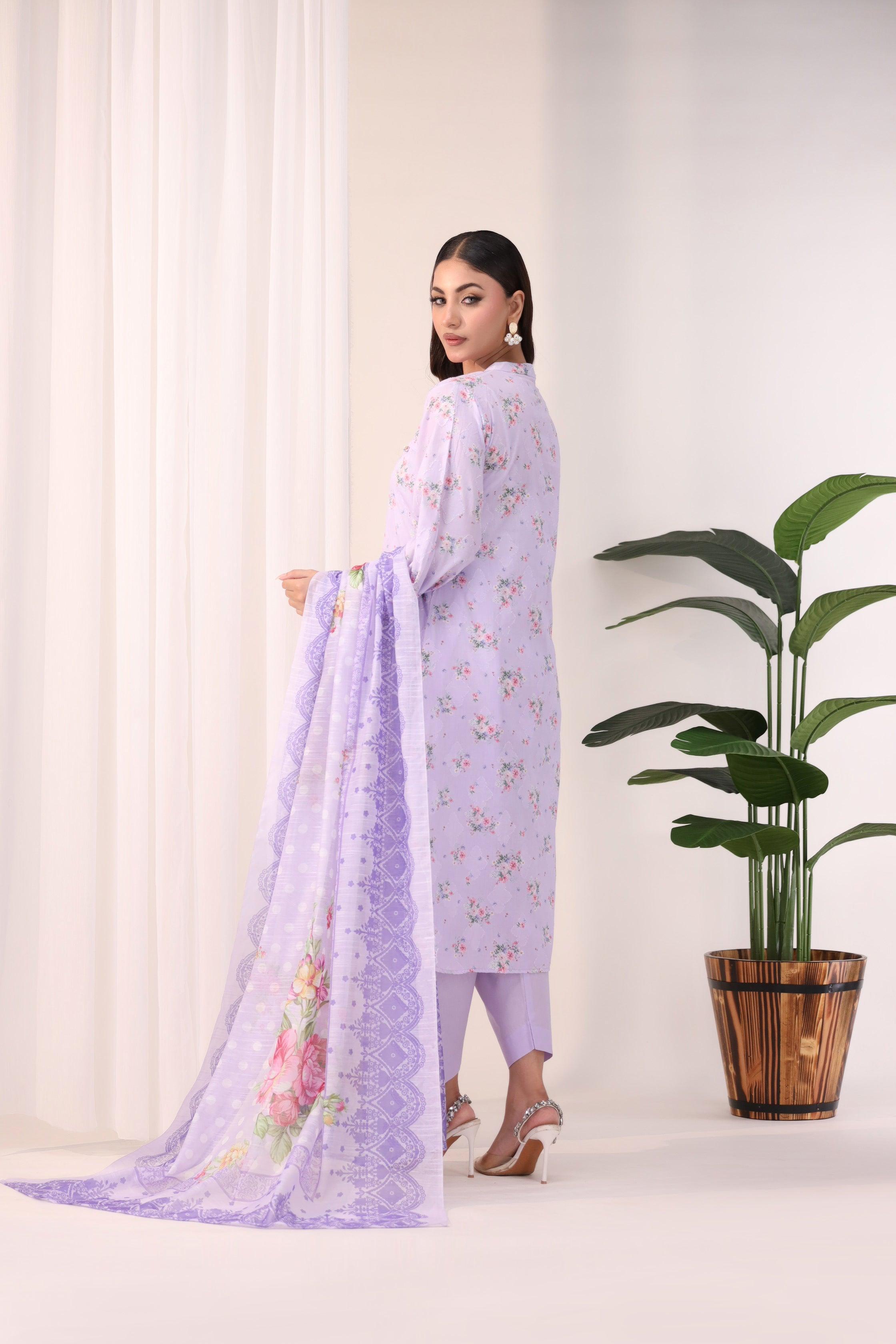 Desire 3 Piece Cotton Suit Pret - AR-NP-04 - ARFARIWAJ
