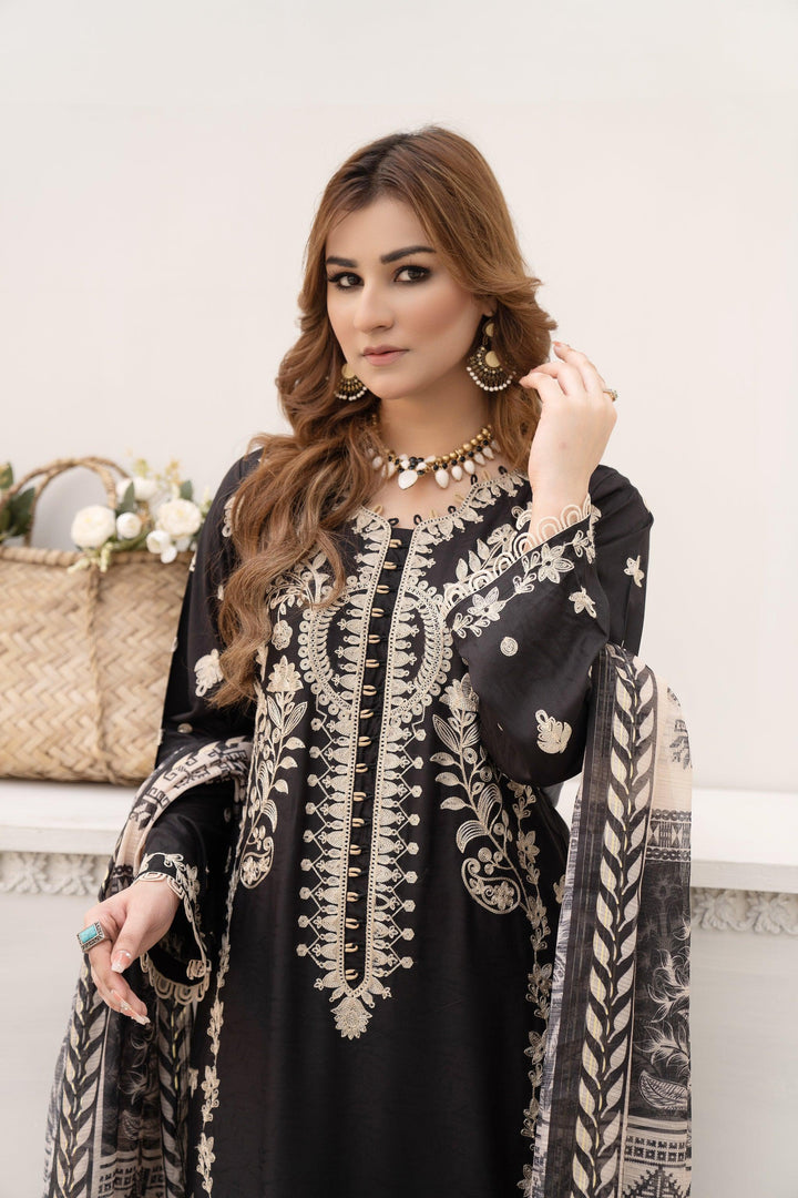 3 Piece Linen Suit Luxury Pret - AR-2992-Diyar-e-Ishq - ARFARIWAJ