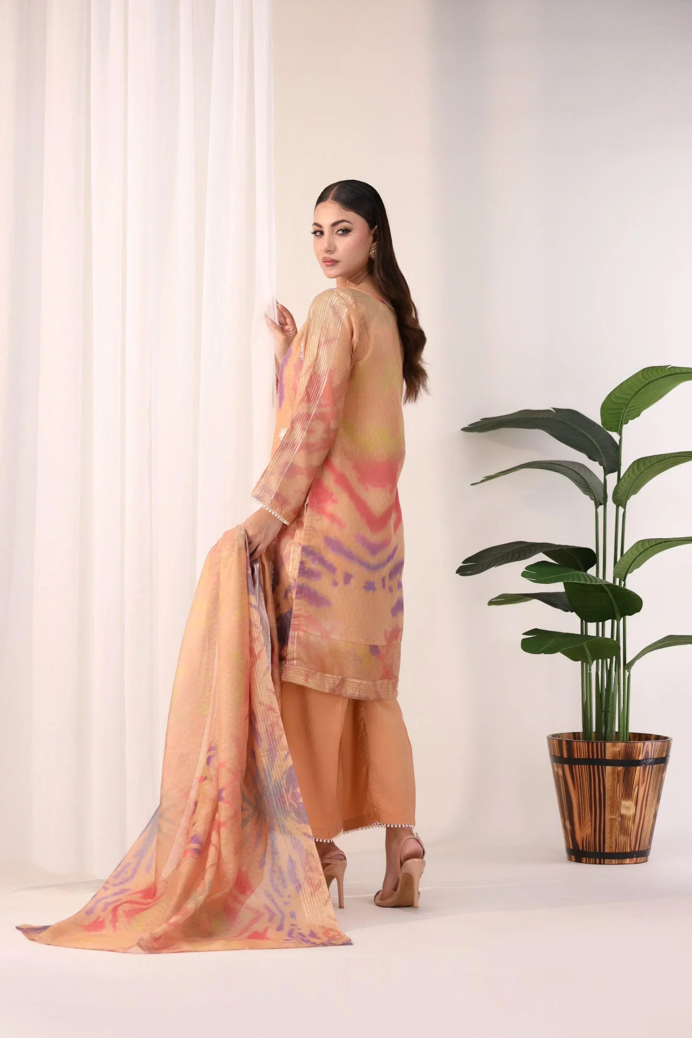 RASHK 3 Piece Embroidered Ready To Wear Suit - AR-2785-Rashk - ARFARIWAJ