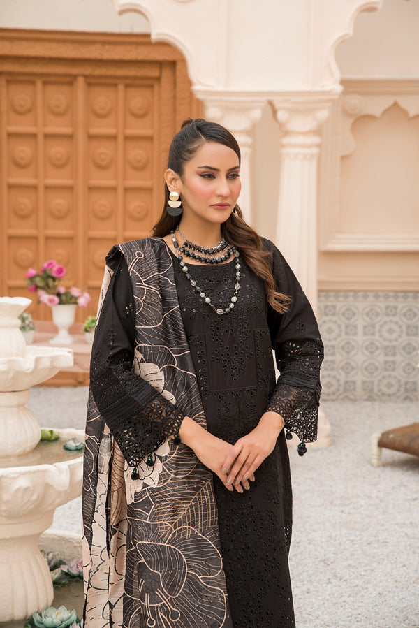 3 Piece Organza Suit Luxury Pret - AR-3212-Thea - ARFARIWAJ
